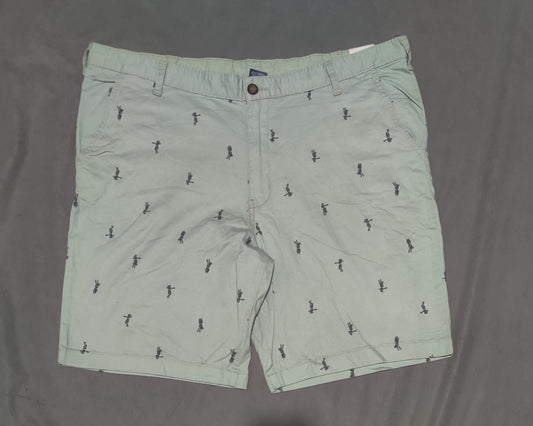 George Men Cotton Green Short