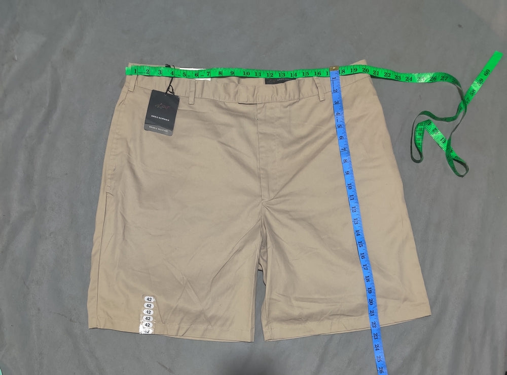Greg Norman Men Cotton Cream Short