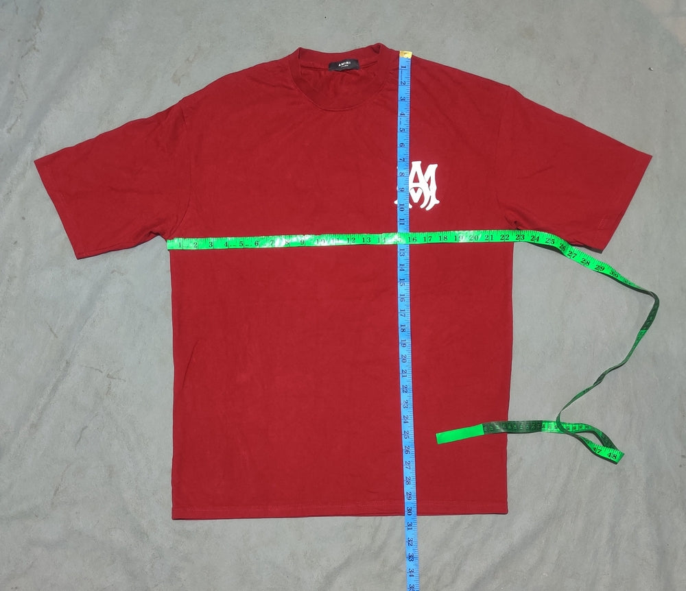 AMIRI Men Cotton Red T Shirt 2XL