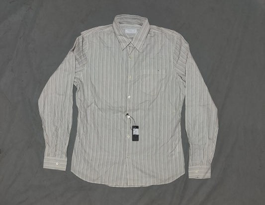 PRADA Men Cotton Cream Shirt XL