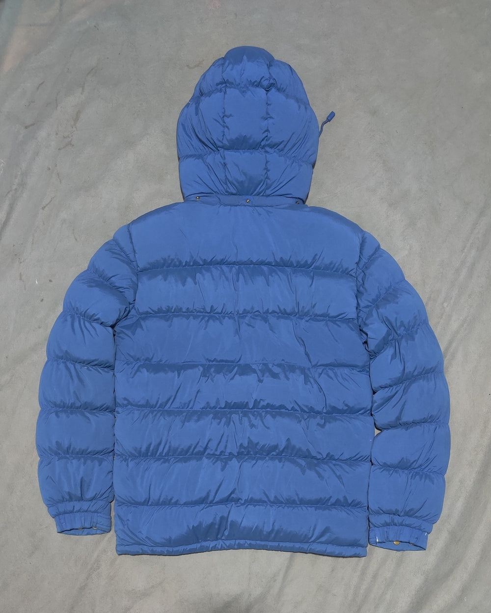 Lacoste Men Hooded Puffer Blue Jacket