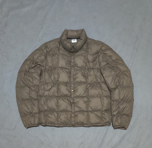 C.P Men Puffer Brown Jacket