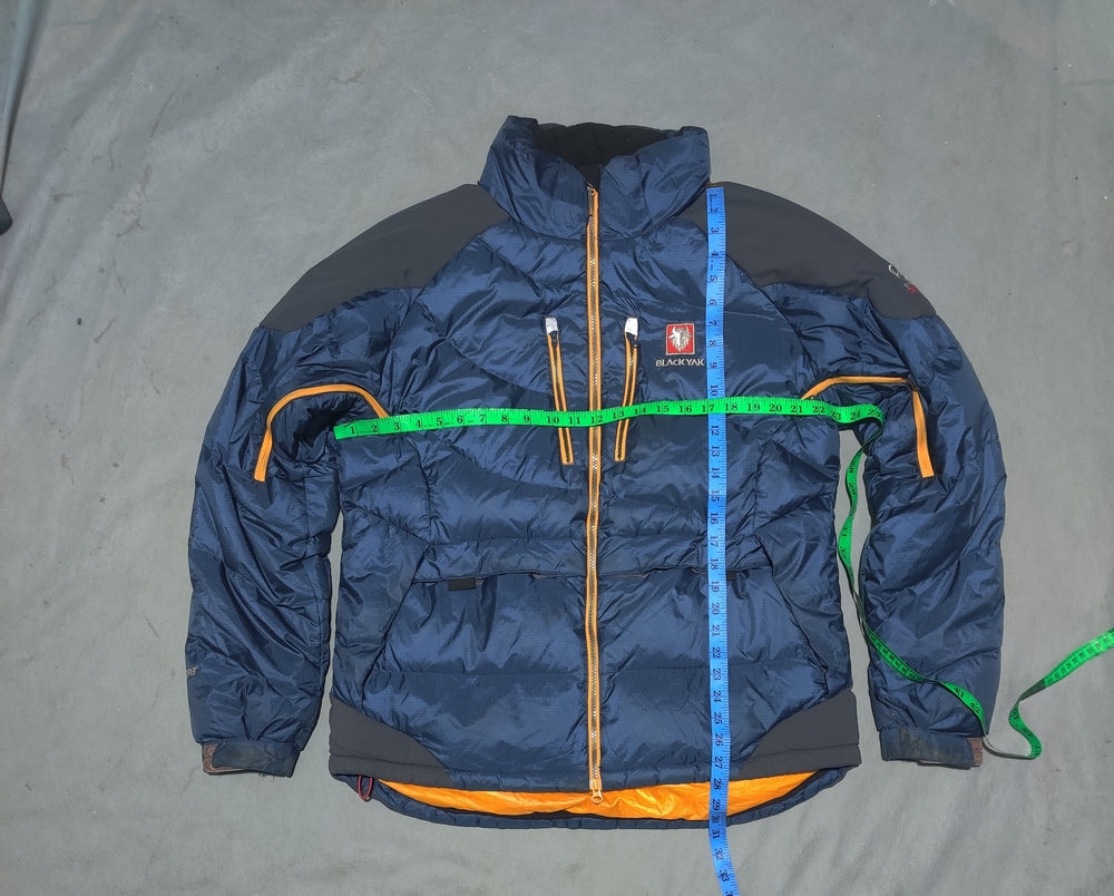 Black Yak Men Heavy Puffer Blue Jacket