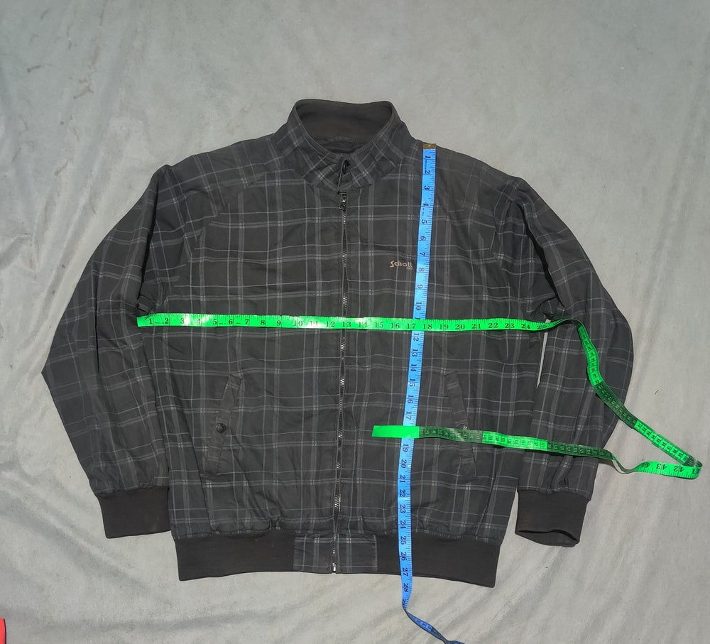 Schott Men Black Cotton Jacket