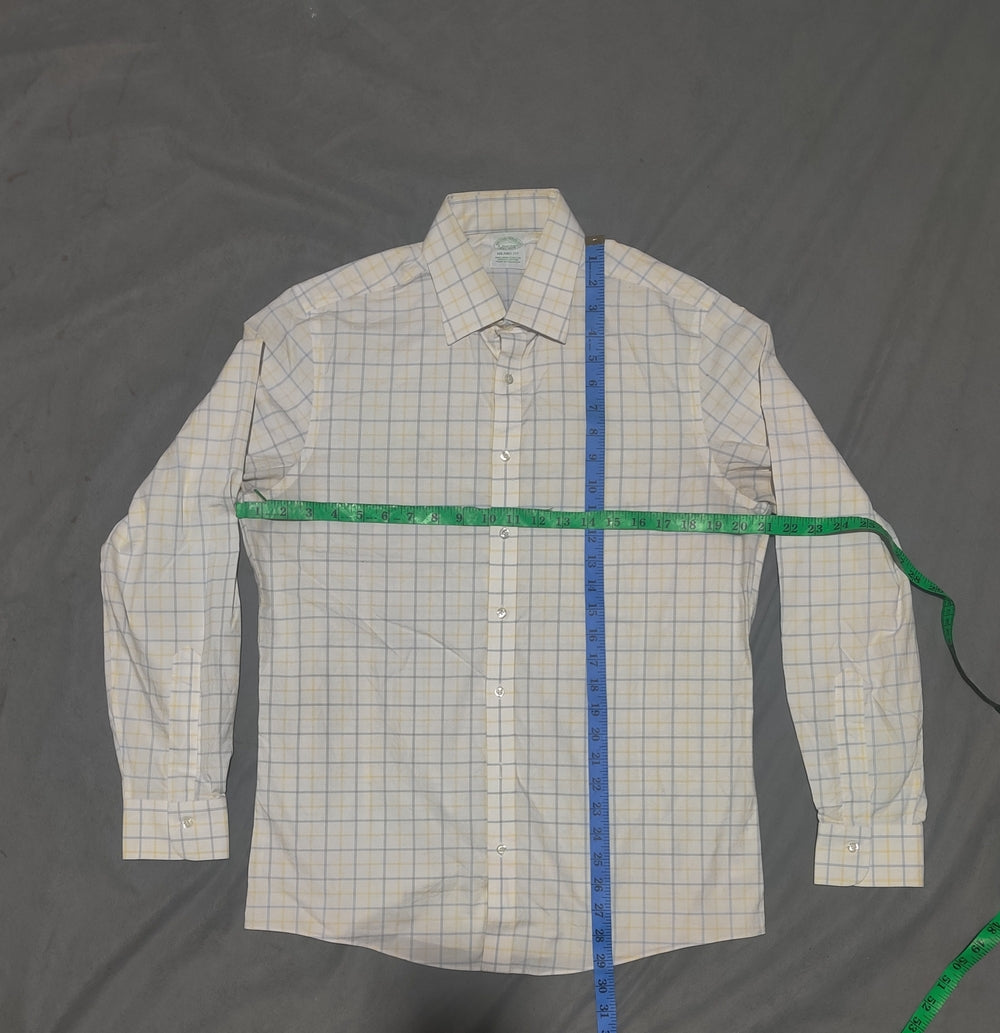 Aroors Brothers Men Cotton White Shirt L