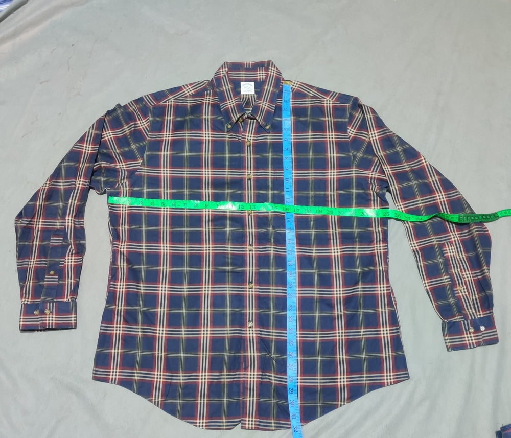 Aroors Brothres Men Cotton Blue Shirt XL