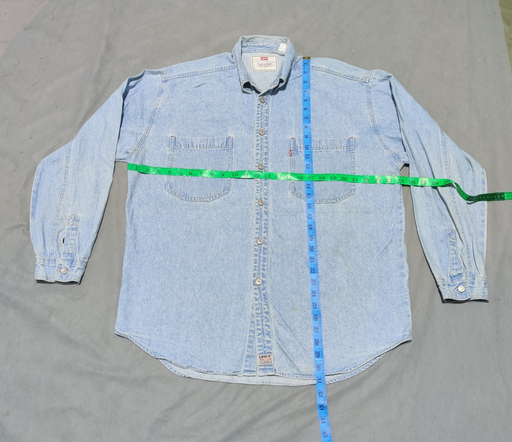 Levi's Men Denim Blue Shirt L