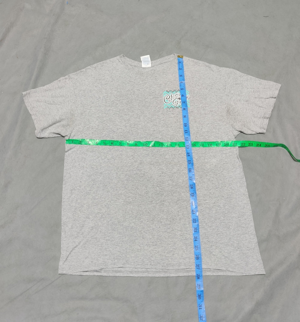 Delta Men Cotton Gray T Shirt L