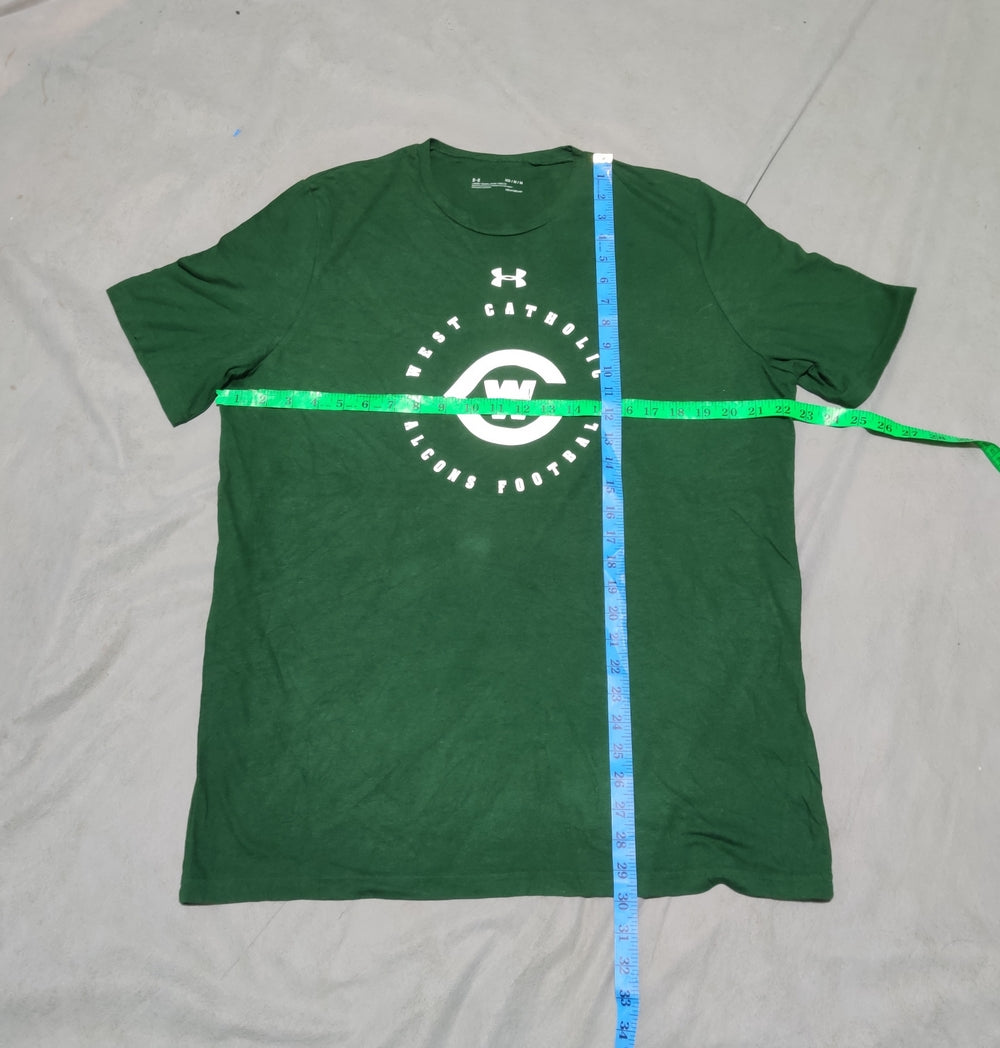 Under Armour Men Cotton Green T Shirt M