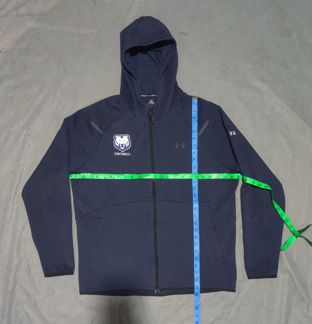 Under Armour Men Cotton Blue Zipper L