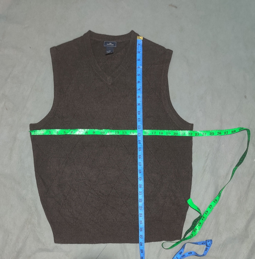 Dockers Men Acrylic Brown Sweater L