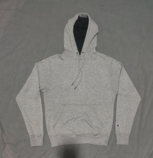 Champion Men Cotton Fleece Gray Hoodie S