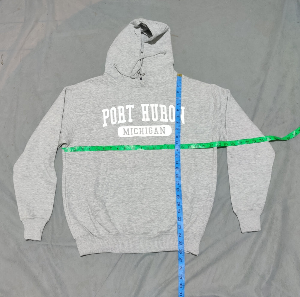Cotton Net U.S.A Men Cotton Fleece Gray Hoodie M