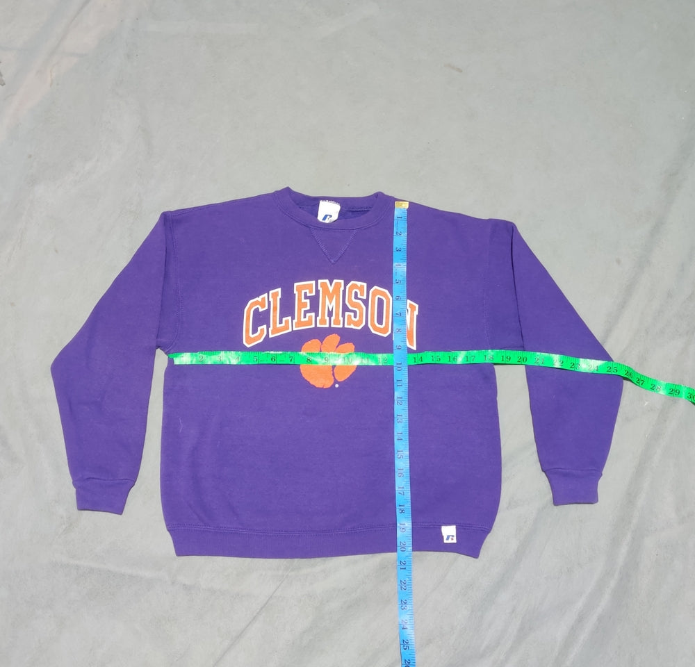 Russell Women Cotton Fleece Purple Sweatshirt S