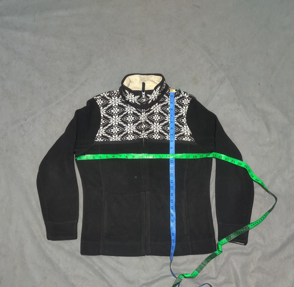 L.L.Bean Men Cotton Fleece Black Sweatshirt M