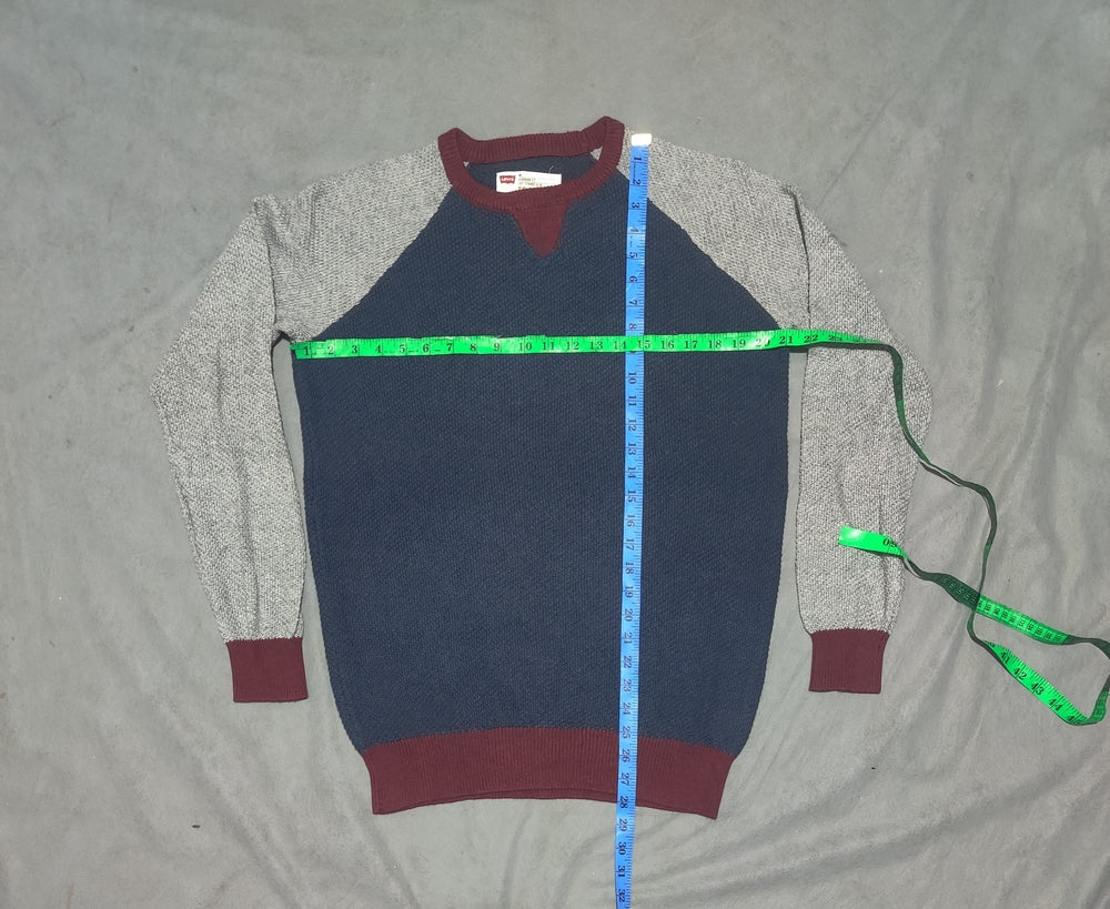 Levi's Men Cotton Fleece Blue Sweatshirt M