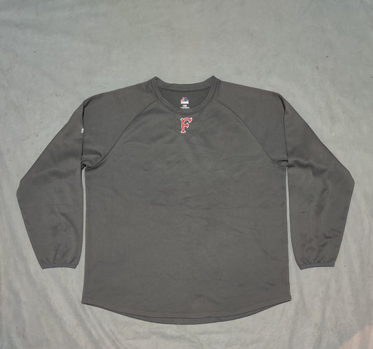 Majestic Men Sport Gray Sweatshirt L