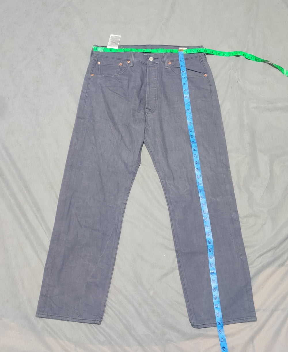 Levi's 501 Men Gray Cotton Jeans