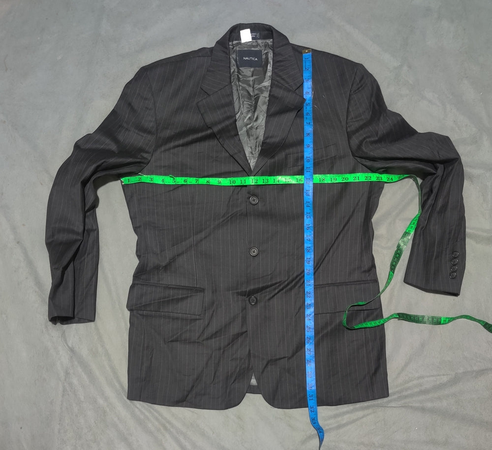 Nautica Men Cotton Gray Coat M