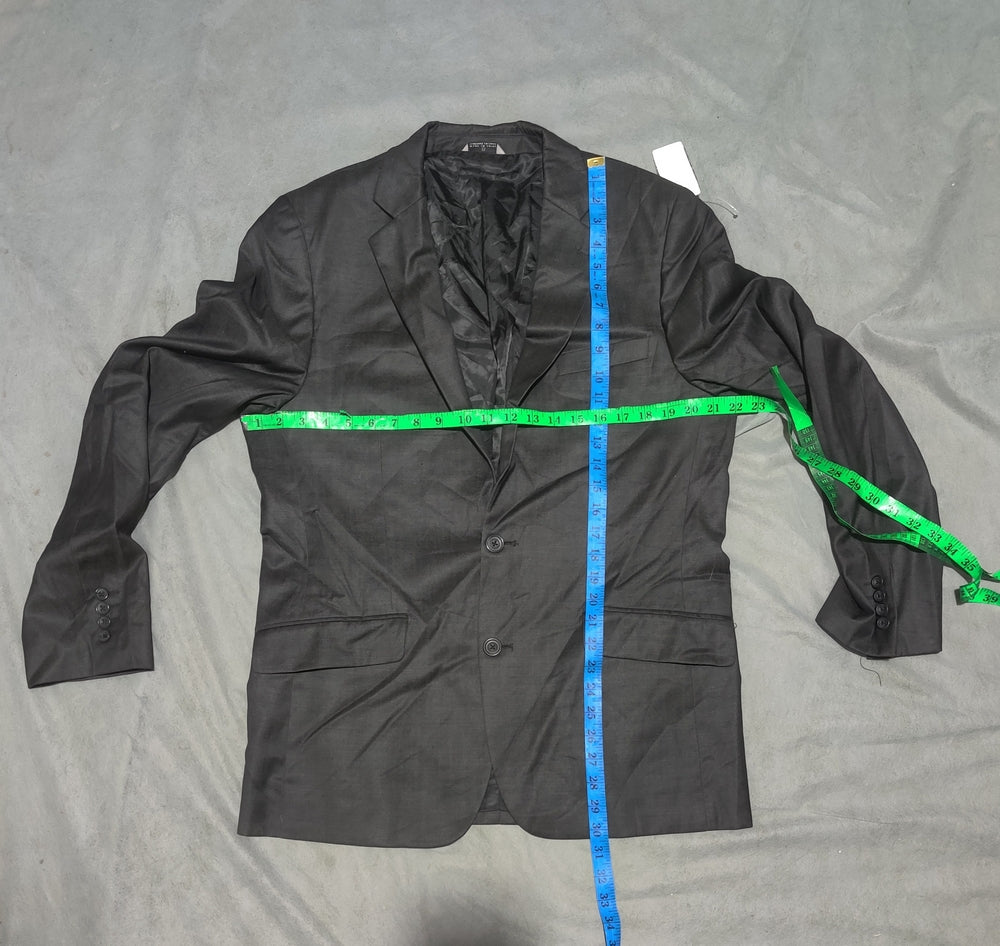 Le Chateau Men Cotton Black Coat M