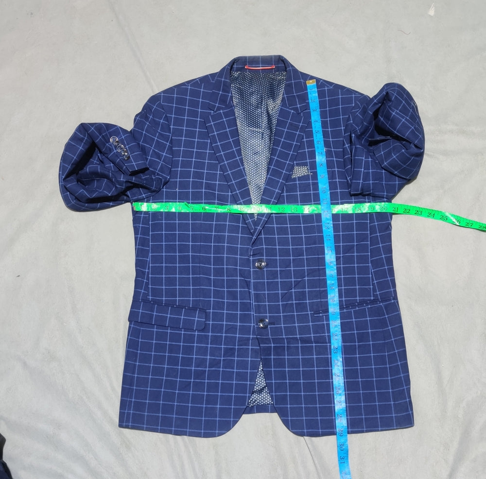 Soul Of London Men Cotton Blue Coat M