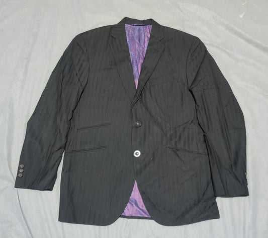 Ted Baker London Men Cotton Black Coat M