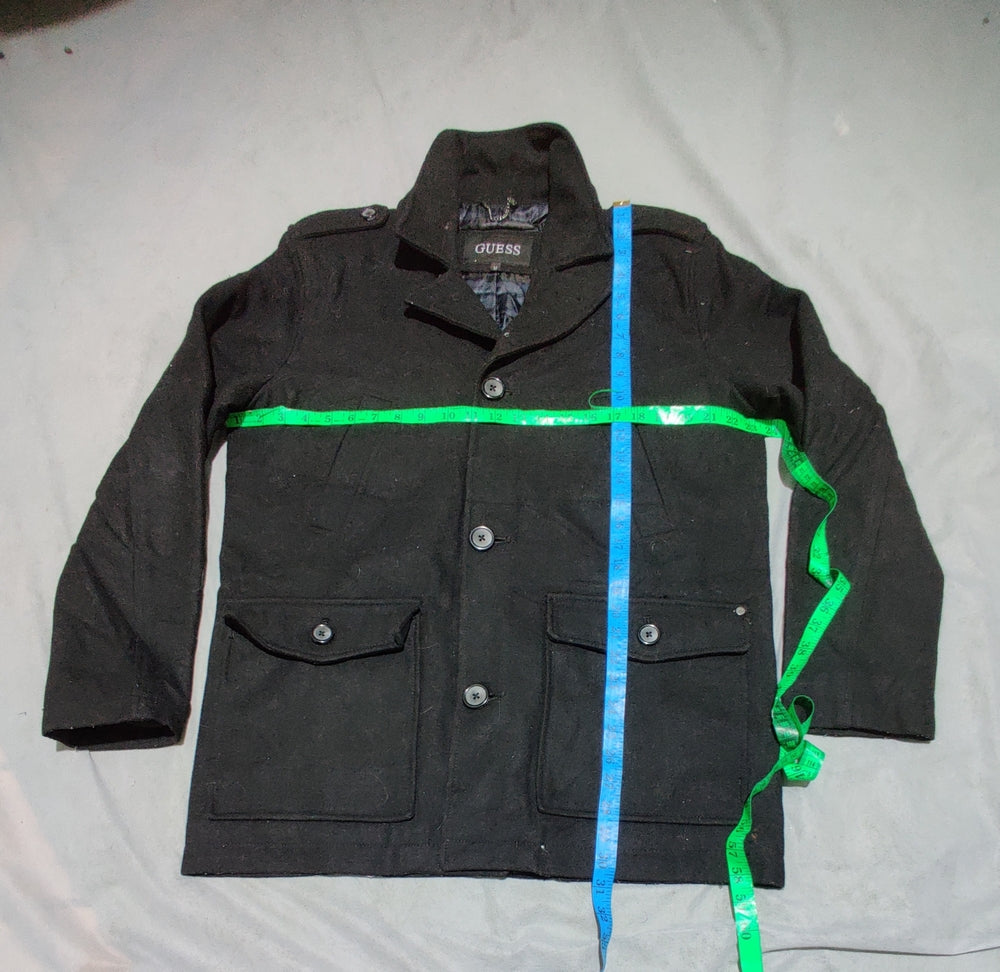 Guess Men Black Coat