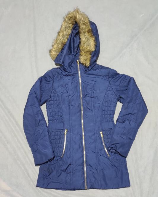 Celebrity Pink Women Blue Long Jacket XS