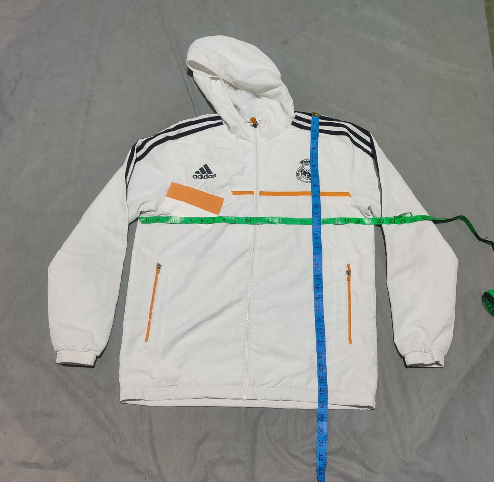 Adidas Men Sport White Windbreaker