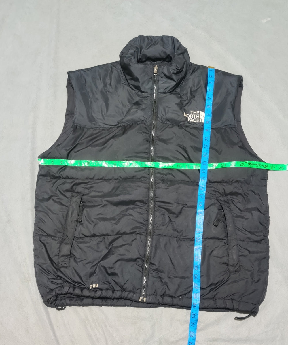 The North Face 700 Fill Men Black Puffer Vest Jacket