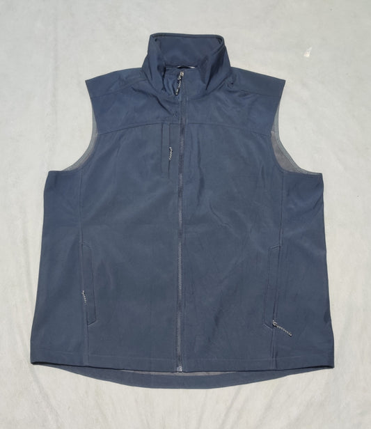 Elevate Men Blue Vest Jacket