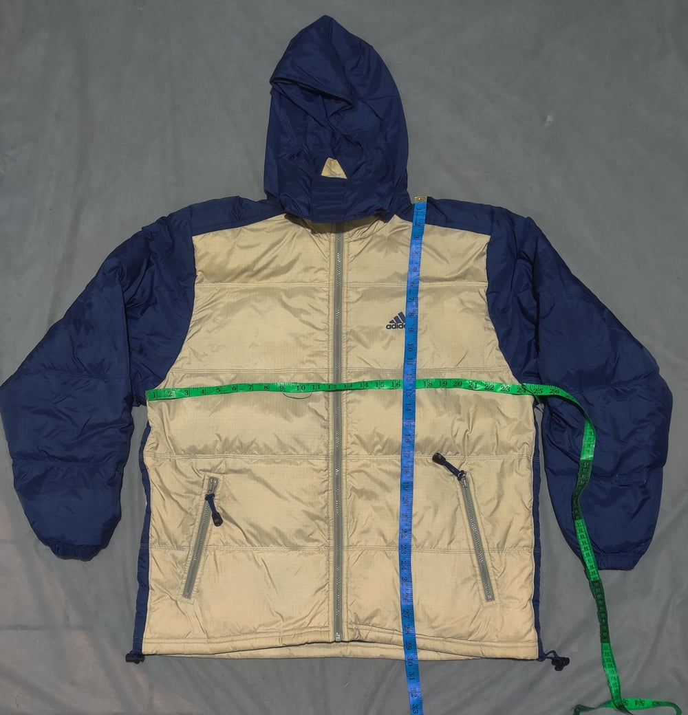 Adidas Men Cream Puffer Jacket
