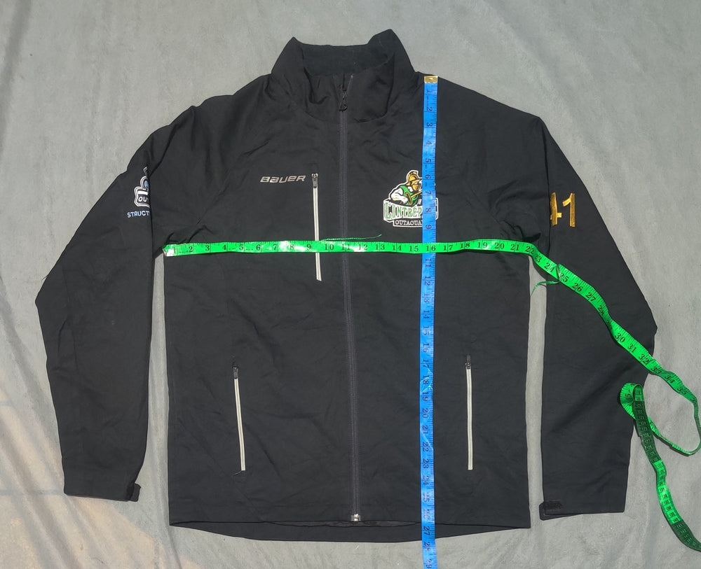 Bauer Men Sport Black Windbreaker