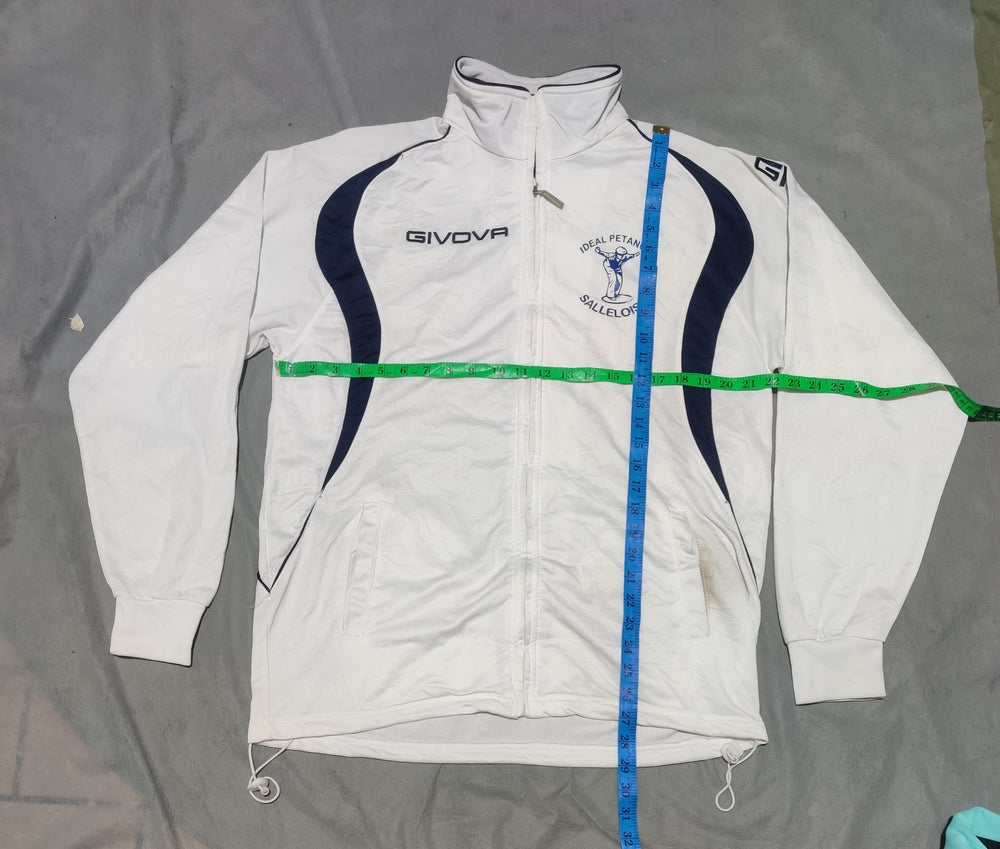 Givova men white zipper, Large, 22–23 in chest — product image 5