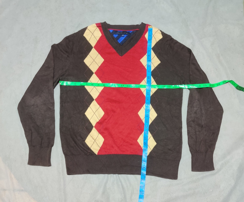 Tommy Hilfiger Men Brown Sweater M