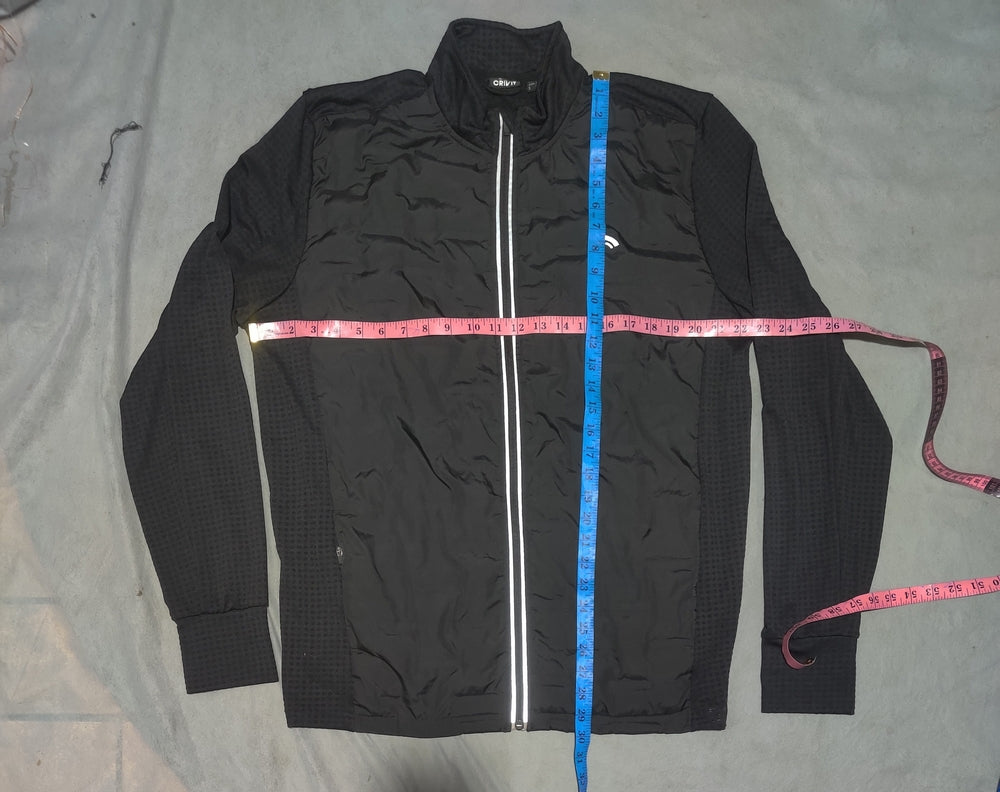 Crivit Men Black Sport Zipper XL