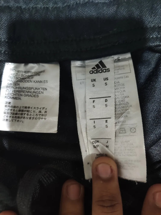 Adidas Men Polyester Black Sport Trouser S