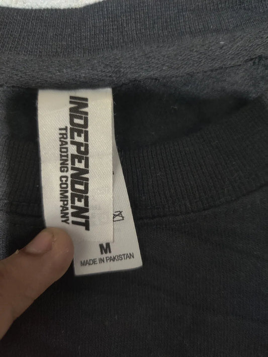 Independent Men Cotton Black Sweatshirt M