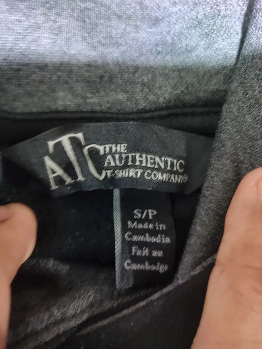 The Authebtic Company Men Polyester Black Hoodie S