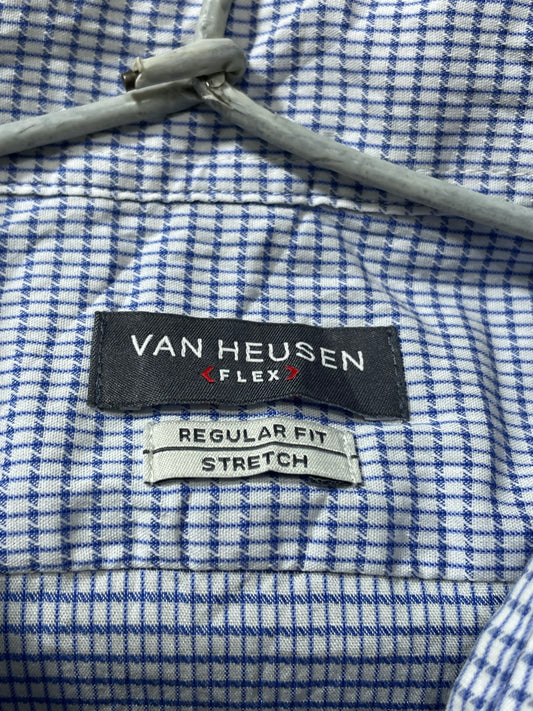 Van Heusen Blue Cotton Shirt For Men X Large