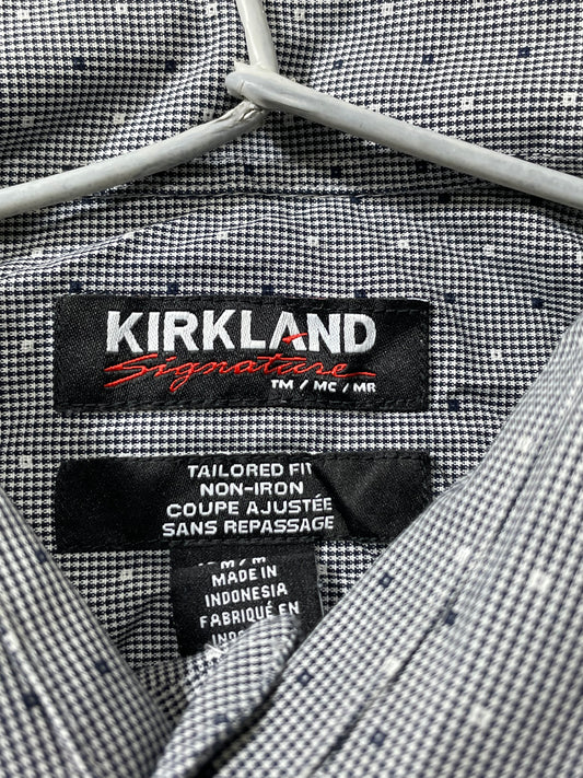 Kirkland Gray Cotton Shirt For Men M