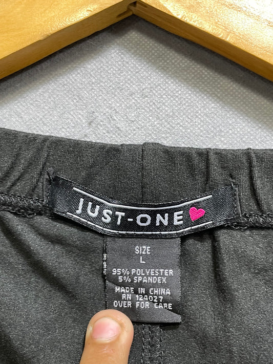 Just One Black Sports Stretch Gym tights For Women S