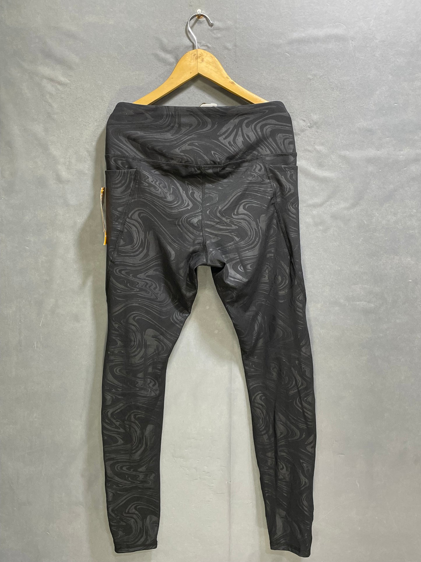 Avia Black Cotton Stretch Gym tights For Women S