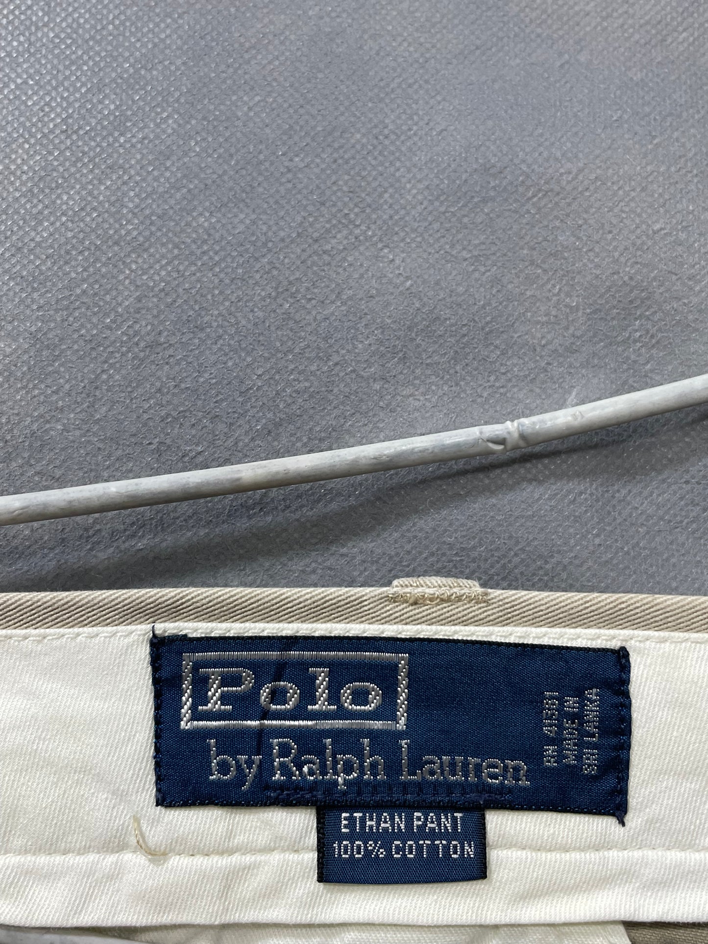Polo Gray Cotton Golf Pant For Men X Large