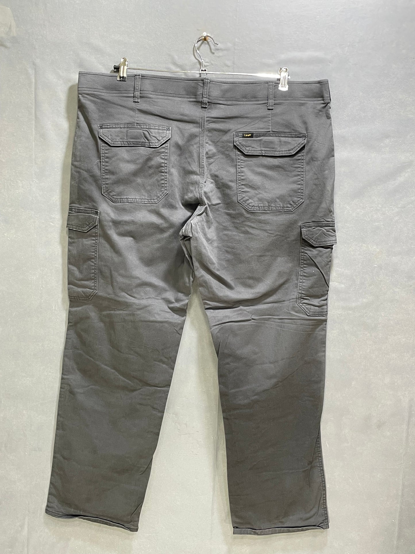 Lee Gray Cotton For Men Cargo Pant XL