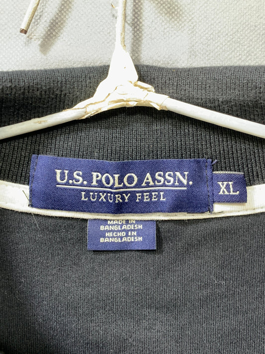 Polo U.S Assn Branded Original Green Cotton Polo T Shirt For Men