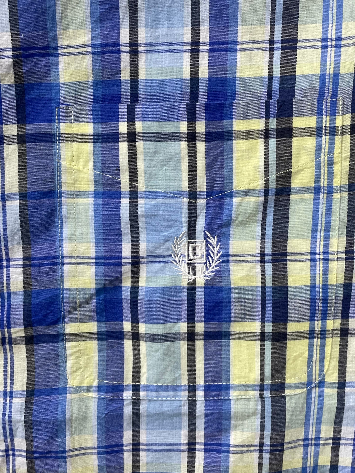 Chaps Blue Cotton Shirt For Men XX Large