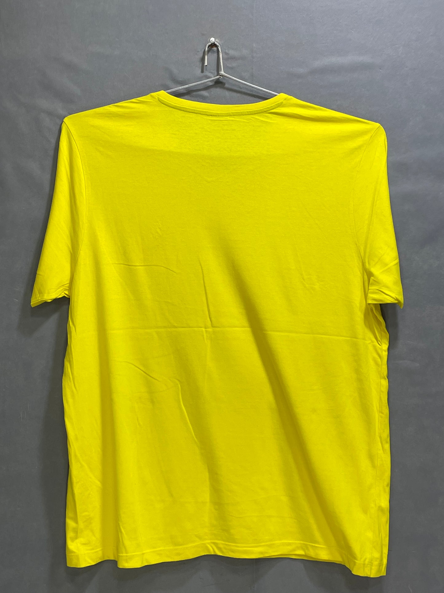 U.S Polo Assn Yellow Cotton T Shirt For Men X Large