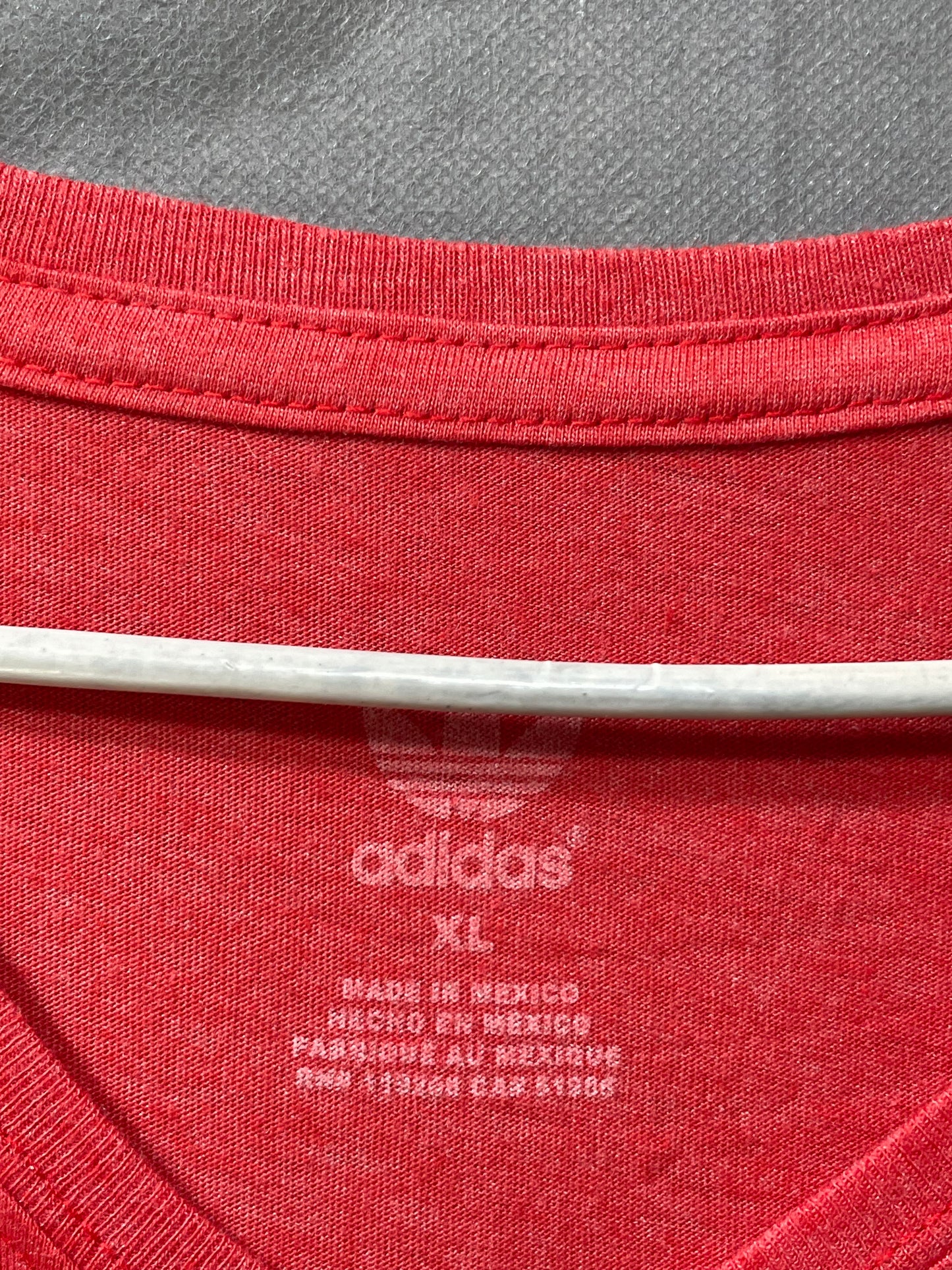 Adidas White Cotton For Women T Shirt Large