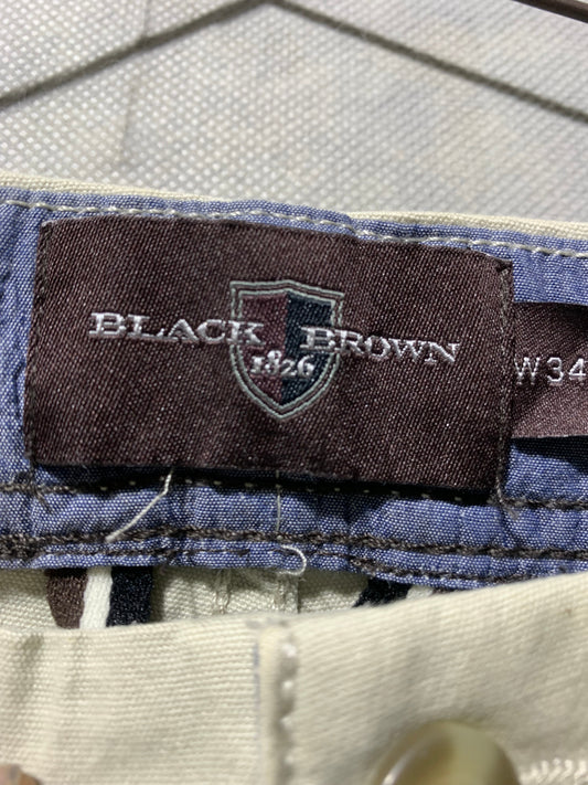 Black Brown For Men Cotton Short